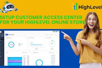 setup customer access center for your gohighlevel online store
