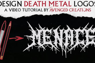 do metal or hardcore band design for your company