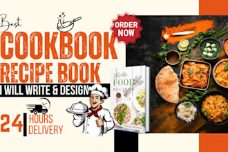 design and write recipe for cookbook recipes book and PDF