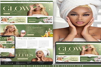 design skin care shopify store skincare shopify website cosmetic beauty website