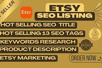 write SEO etsy description that convert