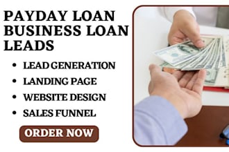 generate payday loan leads student loan payday landing page sales funnel