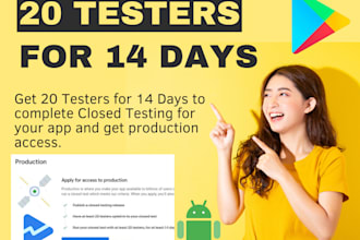 provide 20 active testers for 14  days