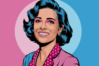 turn your photo into a beautiful wpap pop art portrait
