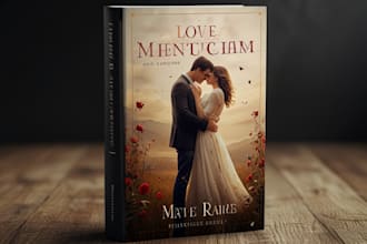 design high quality romance book or ebook cover