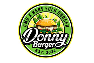 create high quality burger logo for your business