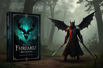 illustrate fantasy book covers and ebook covers