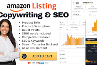 write top selling amazon fba product listing description with keywords and SEO