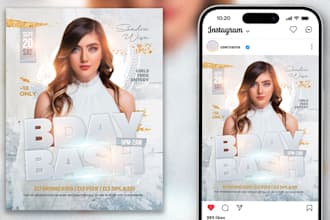 design elegant party flyer and event poster