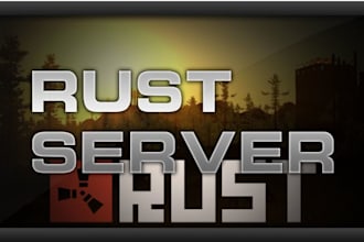 setup a custom rust server and configure plugins for you