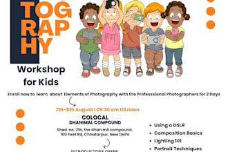 create a unique, innovative informative poster for your brand