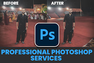 professionally edit, retouch, and enhance your photos using photoshop