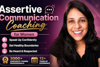 coach you in assertive communication for professional women