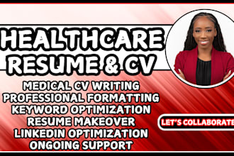healthcare resume medical resume healthcare cv writing medical cv