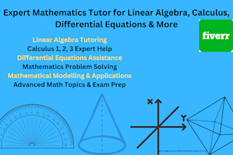 assist in algebra calculus differential equations expert math tutor