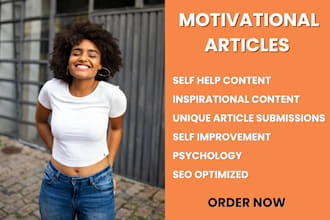 write great motivational articles