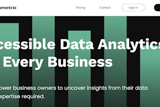 develop an ai driven data analysis saas