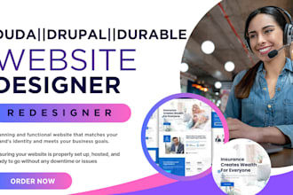 design website with duda website builder clone duda website expert durable drupa