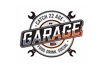 design awesome garage logo with express deliver