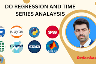do regression and time series analysis using r spss stata