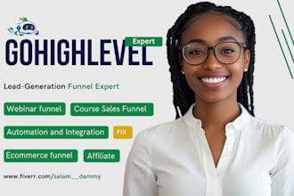 setup gohighlevel sales funnel go high level website landing page ai course