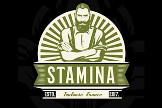 design unique home brewing guide logo