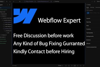 fix webflow bug that you are facing in quick time for sure