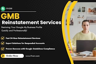 expertly reinstate and fix your disabled or suspended gmb within 24 hours