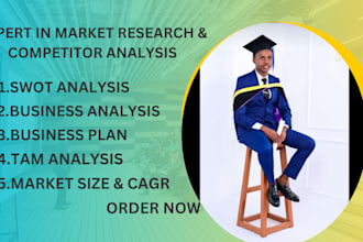 do market research, swot and competitor analysis reports