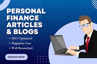 write SEO finance, business, accounting, economics, crypto, insurance articles