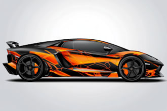 create eye catching your car and vehicle wrap design