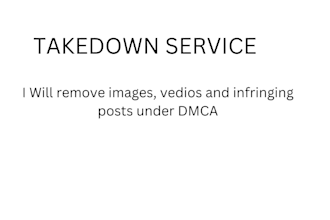 takedown infringing and stolen images, posts under dmca