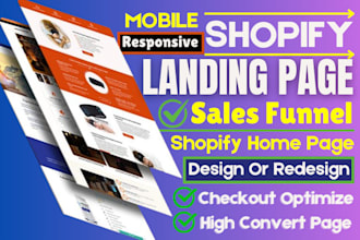 design shopify product flash sales landing page gempages pagefly store redesign