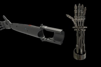 do 3d prosthetic modeling, 3d head model, 3d arm design, 3d orthopedic for print