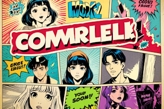 create comic book and custom illustration