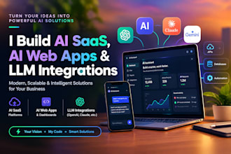 build ai saas, ai web apps and llm integrations
