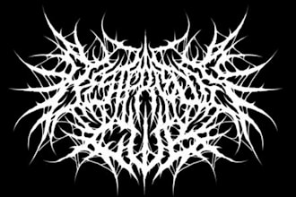 death metal, deathcore, metalcore logo band merch
