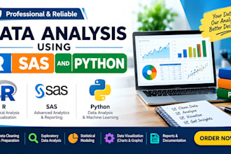 data analysis using  r programming, SAS and python