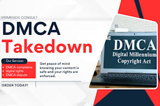 provide expert infringement protection and dmca takedown services