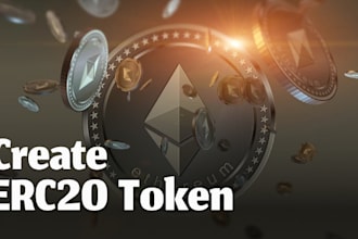 develop bep20, erc20 token, meme coin, smart contracts, crypto memecoin