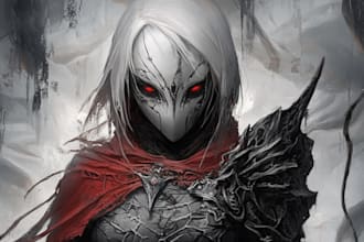 make fantasy horror and fantasy horror character
