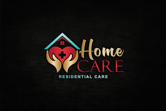 design medical, healthcare, nursing, hospital, home care logo