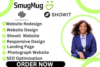 design wix website, smugmug, showit website, pixieset, website resign, smoobu