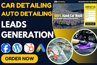 generate hot car detailing leads auto glass repair leads auto detailing leads