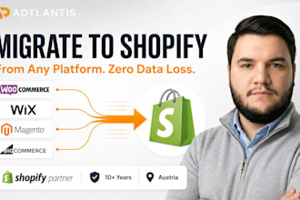 migrate your store to shopify from any platform