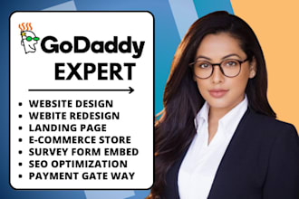godaddy website design godaddy website redesign  develop godaddy