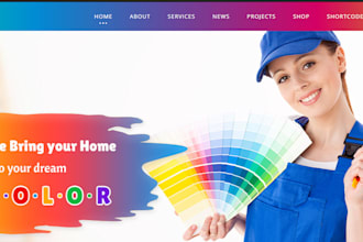 handyman website, painting website, website design, plumbing website