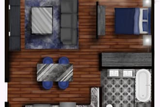 create professional 2d rendered plans, sections, and elevations