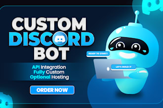 create a professional custom discord bot