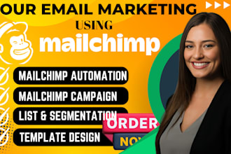 design mailchimp campaign newsletter, mailchimp email marketing automation